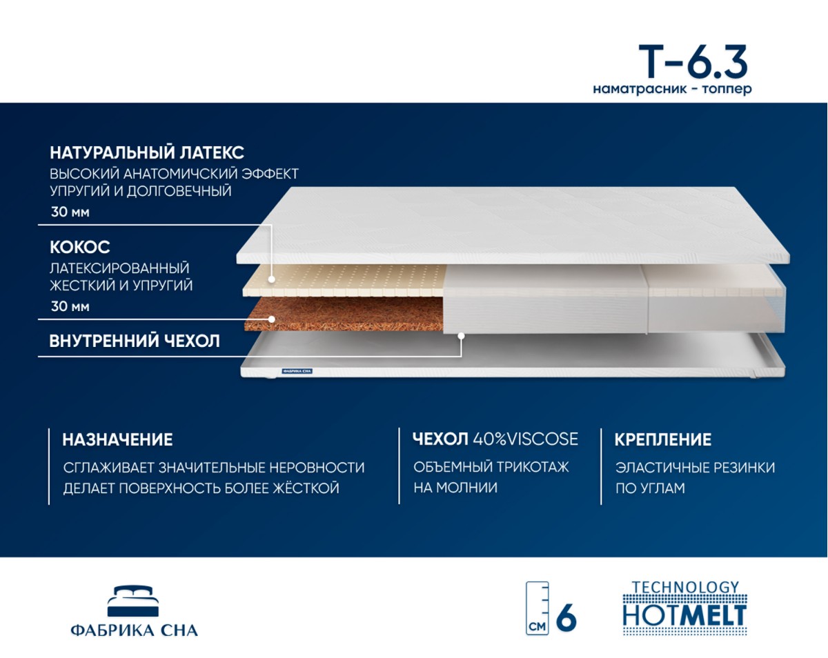 Топпер Т-6.3 70х200
