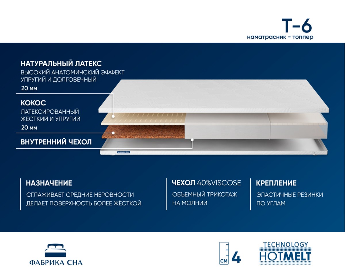 Топпер Т-6 80х200