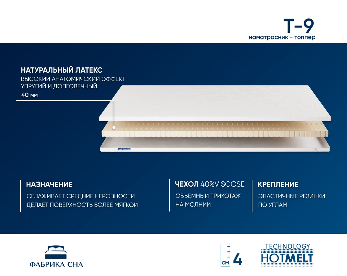 Топпер Т-9 70х200