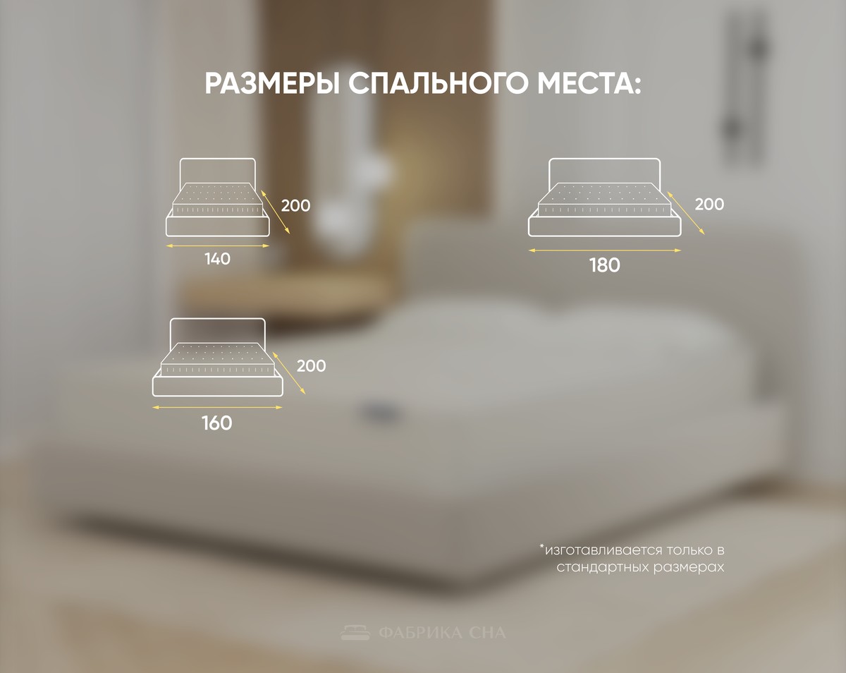 Кровать Фабрика сна Безе 160х200