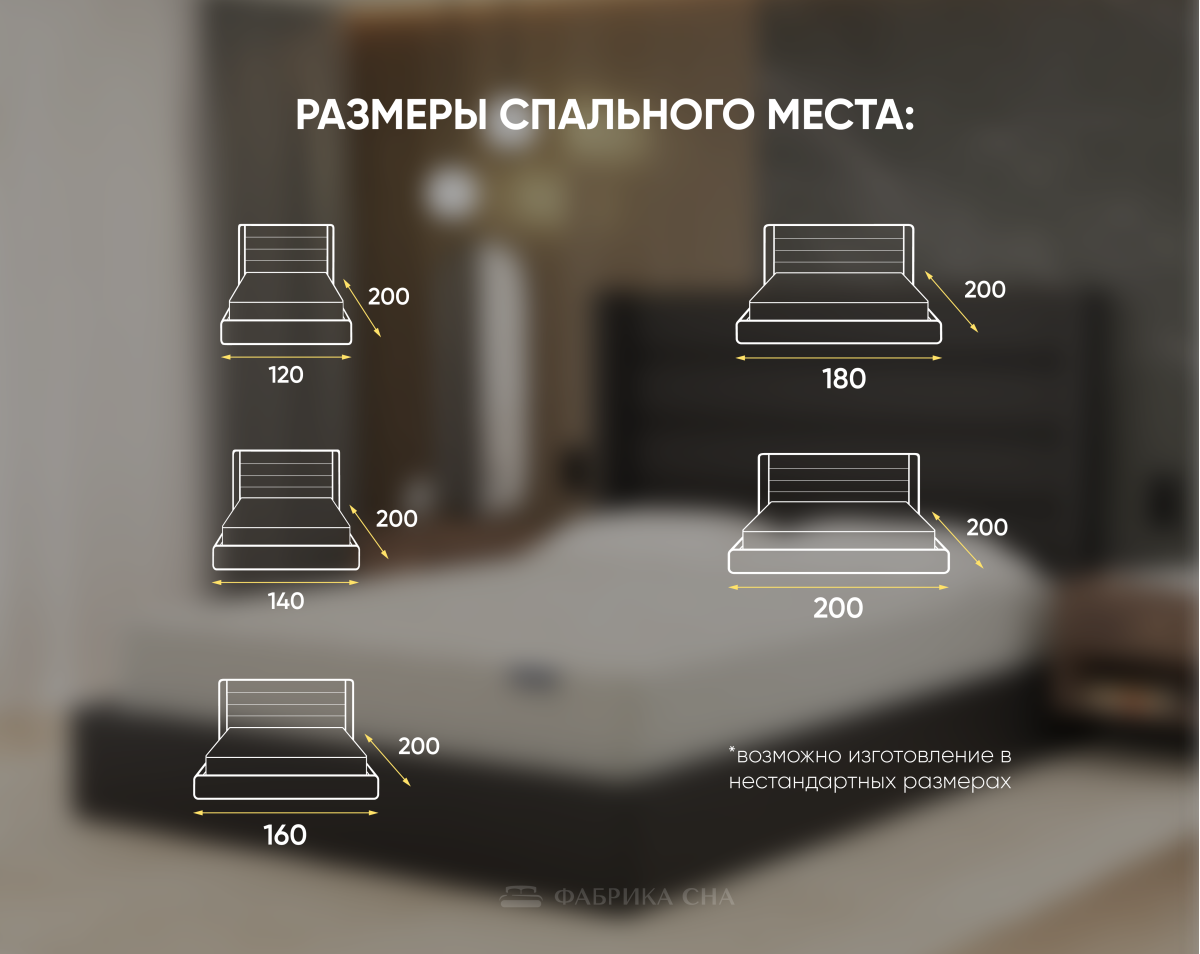 Кровать Фабрика сна Элис-2 120х200