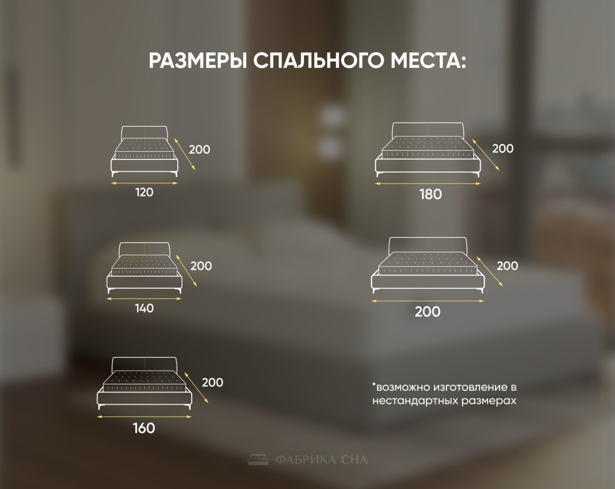 Кровать Фабрика сна Федерико ПМ 120х200