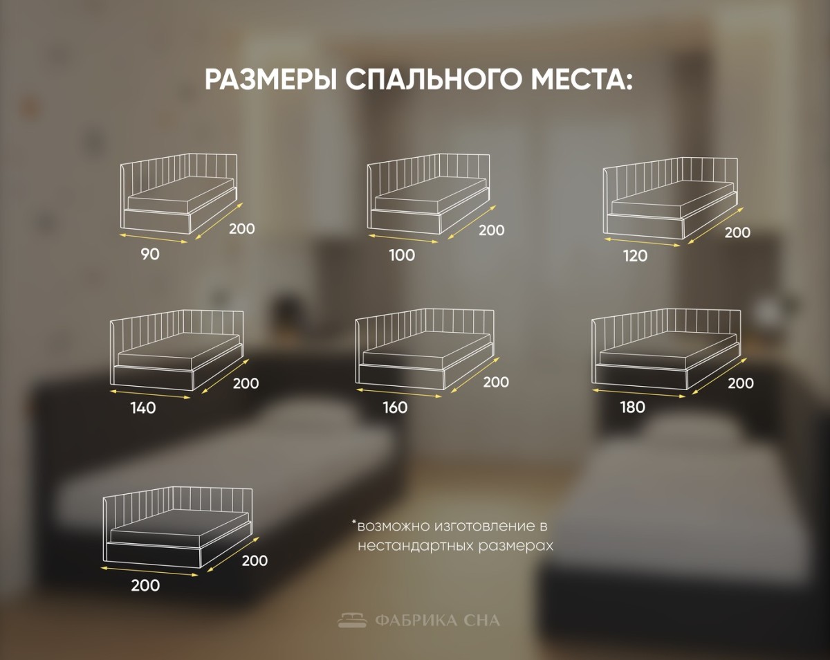 Кровать Фабрика сна Юнис-2 200х200