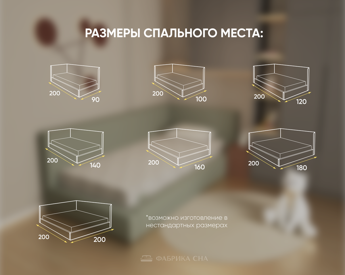 Кровать Фабрика сна Леонель 90х200