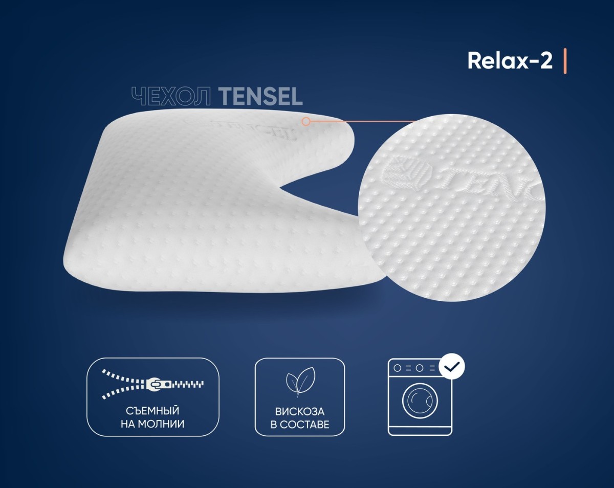 Анатомическая подушка Фабрика сна Relax-2
